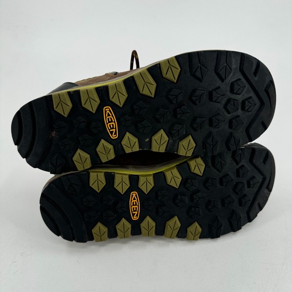 Keen Bryce WOMENS Brown Leather Lace Up Hiking Shoes Sneakers SIZE 7.5 - Picture 7 of 15